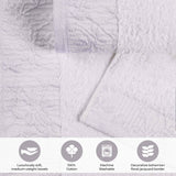 Wisteria Cotton Medium Weight Floral Jacquard Border 12 Piece Towel Set