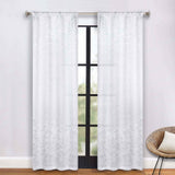 Leaves Room Darkening Washable Blackout Curtain Panels, Set of 2