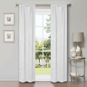 Waverly Geometric Washable Room Darkening Blackout Curtains, Set of 2