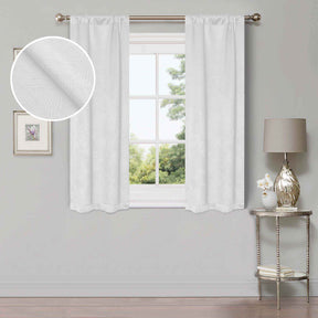 Waverly Geometric Washable Room Darkening Blackout Curtains, Set of 2