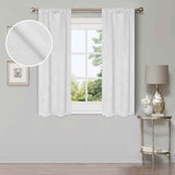 Waverly Geometric Washable Room Darkening Blackout Curtains, Set of 2