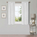 Waverly Geometric Washable Room Darkening Blackout Curtains, Set of 2