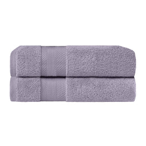 Aria Turkish Cotton Heavyweight Solid Absorbent 2-Piece Bath Towel Set