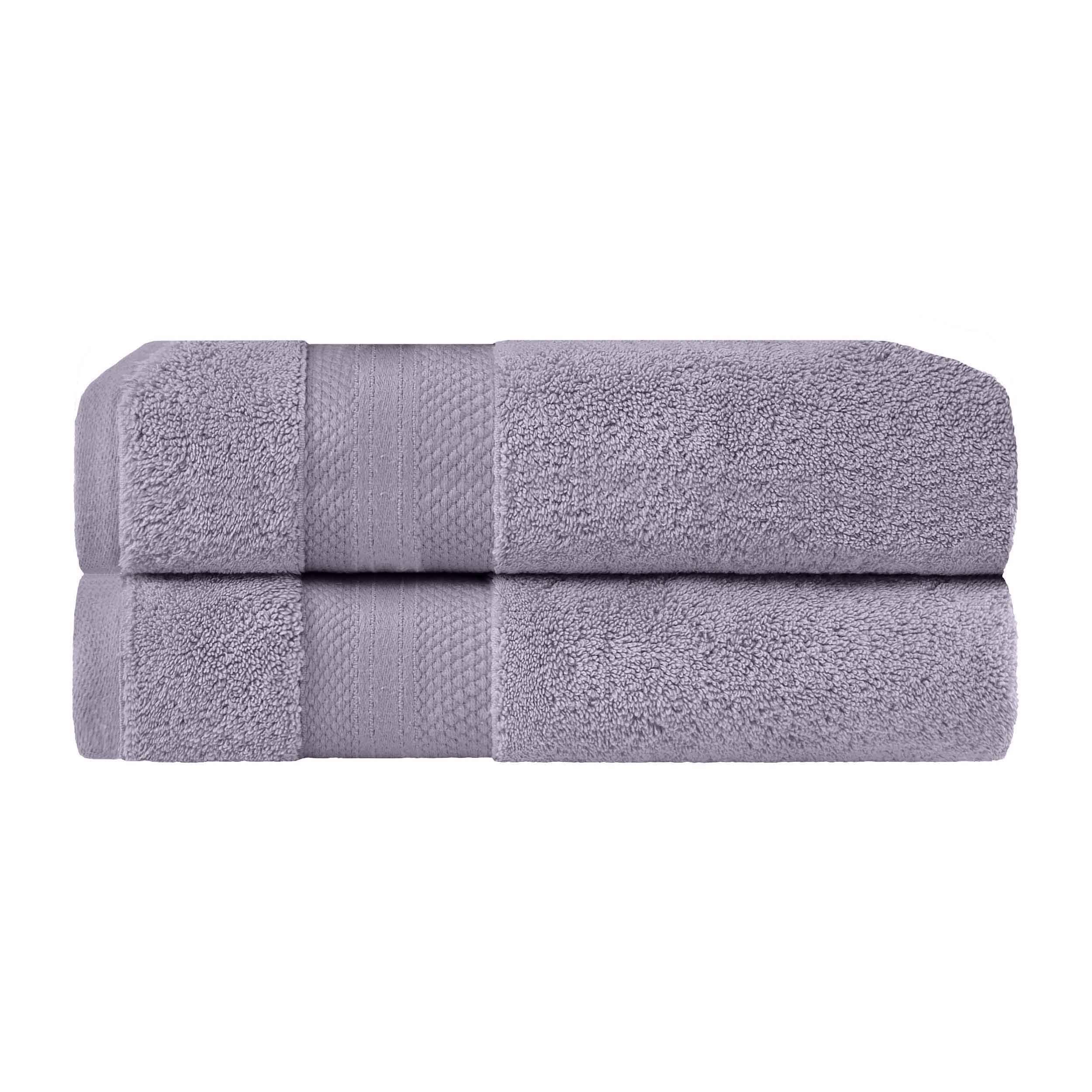 Aria Turkish Cotton Heavyweight Solid Absorbent 2 Piece Bath Towel Set