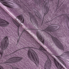 Leaves Machine Washable Room Darkening Blackout Curtains 4 Pieces