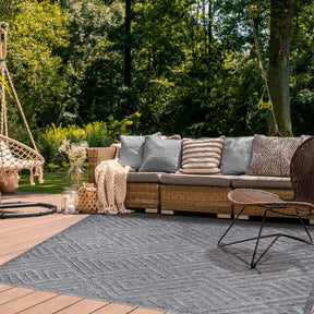 Wynn Modern Geometric Abstract Area Rug Indoor Outdoor Rugs