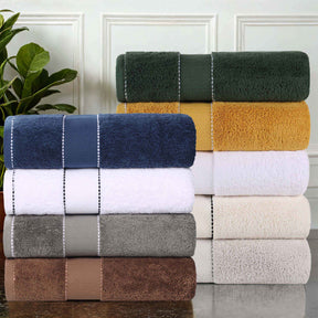 Niles Egyptian Giza Cotton Plush Heavyweight Soft 8 Piece Towel Set