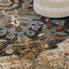 Abena Traditional Medallion Indoor Area Rugs or Runner Rug