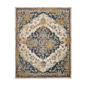 Abena Traditional Medallion Indoor Area Rugs or Runner Rug