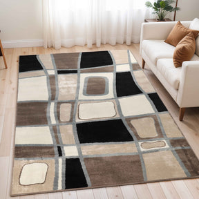 Abstract Cobblestone Indoor Large Area Rugs or Runner Rug