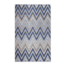 Acacia Geometric Zigzag Area Rug Modern Indoor Outdoor Rugs