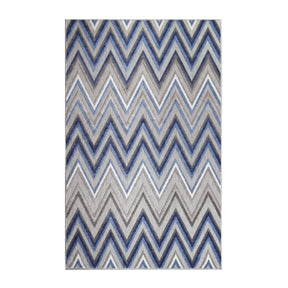 Acacia Geometric Zigzag Area Rug Modern Indoor Outdoor Rugs