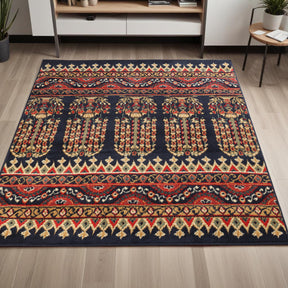 Adena Bohemian Floral Geometric Large Area Rugs or Runner Rug