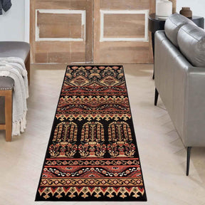 Adena Bohemian Floral Geometric Large Area Rugs or Runner Rug