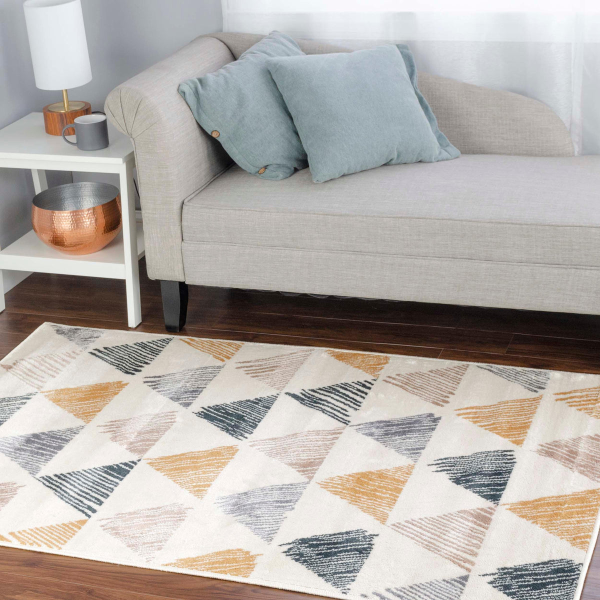 Adrija Geometric Indoor Large Area Rugs Or Runner Rug Or Door Mat