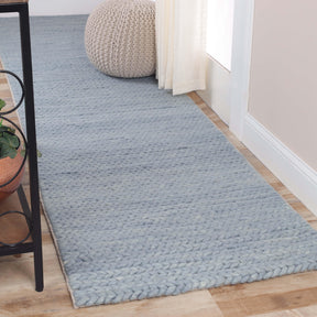 Aero Hand-Braided Solid Indoor Area Rugs or Runner Rug