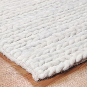 Aero Hand-Braided Solid Indoor Area Rugs or Runner Rug
