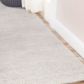 Aero Hand-Braided Solid Indoor Area Rugs or Runner Rug