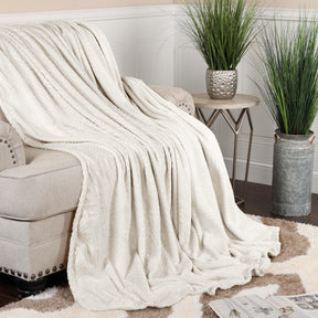 Alaska Diamond Fleece Plush Ultra-Soft Fluffy Blanket