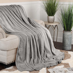 Alaska Diamond Fleece Plush Ultra-Soft Fluffy Blanket