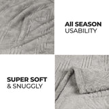 Alaska Diamond Fleece Plush Ultra-Soft Fluffy Blanket