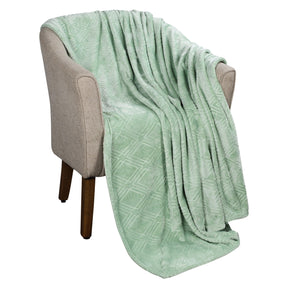 Alaska Diamond Fleece Plush Ultra-Soft Fluffy Blanket