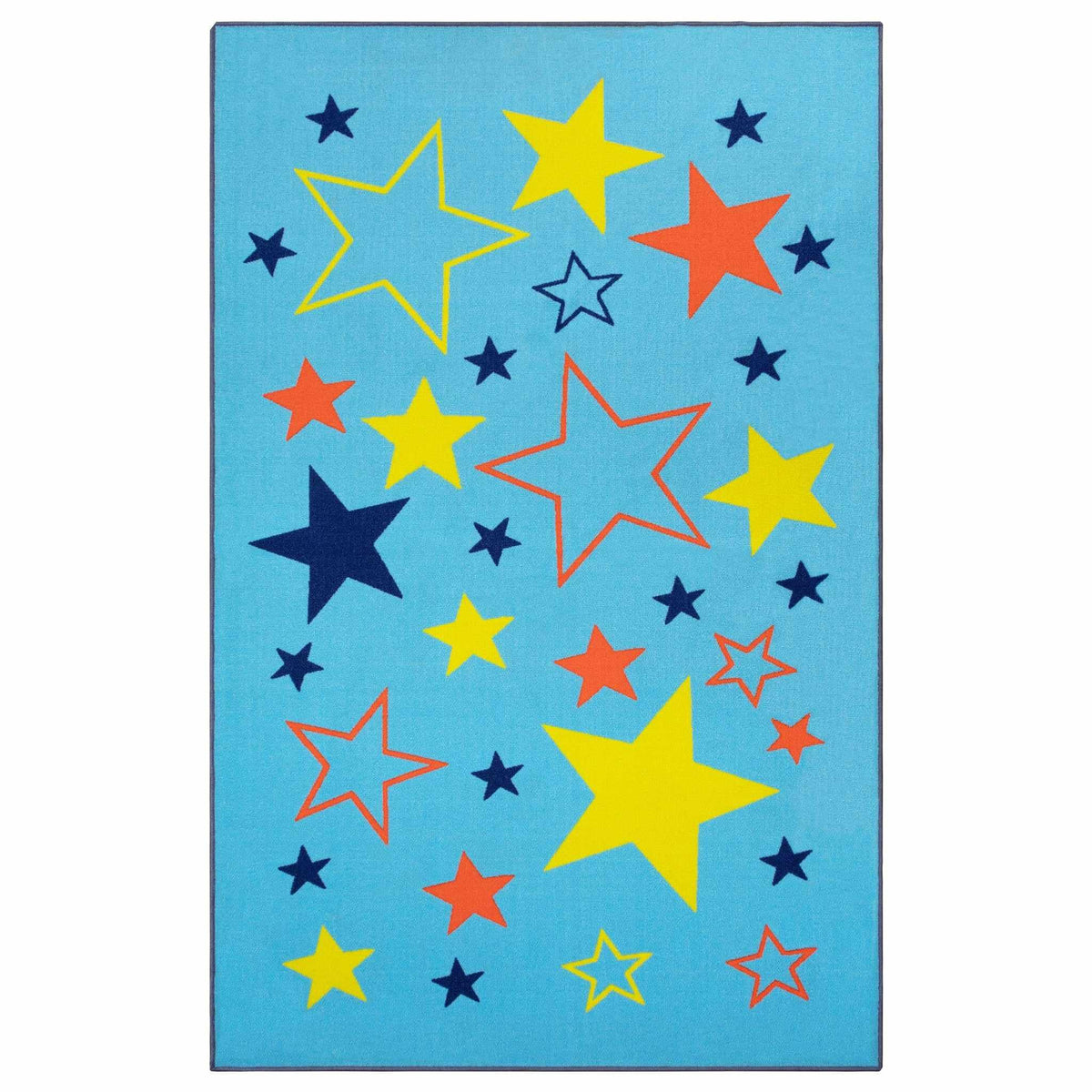All-Star Non-Slip Kids Indoor Washable Area Rug