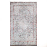 Alma Floral Medallion Indoor Area Rug Or Runner Rug Berry Red
