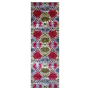 Amarsi Geometric Non-Slip Indoor Washable Area Rug