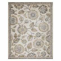 Amaryllis Modern Farmhouse Botanical Floral Vines Indoor Area Rug