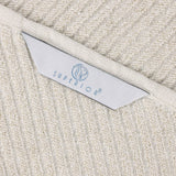 Amelia Cotton Blend Diagonal Ribbed Face Towels Washcloths, Set of 12