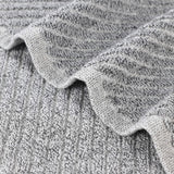 Amelia Cotton Blend Textured Diagonal Ribbed 12 Piece Towel Set