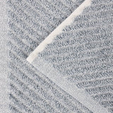 Amelia Cotton Blend Textured Diagonal Ribbed 12 Piece Towel Set