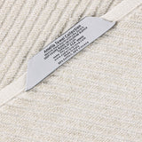 Cotton Blend Diagonal Rib Bath Towel Set of 2