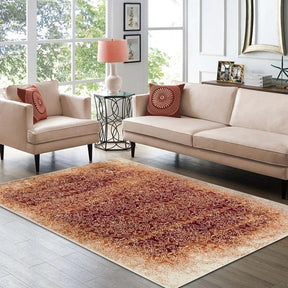 Apollo Distressed Oriental Floral Damask Indoor Area Rug