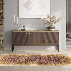 Apollo Distressed Oriental Floral Damask Indoor Area Rug