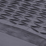 Arabella Pintuck Diamond Solid Comforter Bedding Set