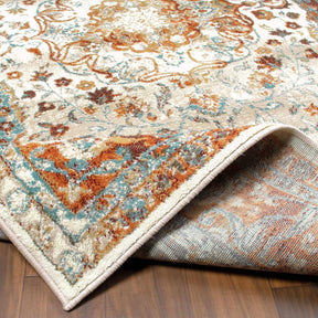 Archibold Vintage Inspired Traditional Medallion Area Rug or Runner