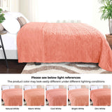 Fleece Blanket – Arctic Boho Knit Jacquard - Plush, Cozy Warmth