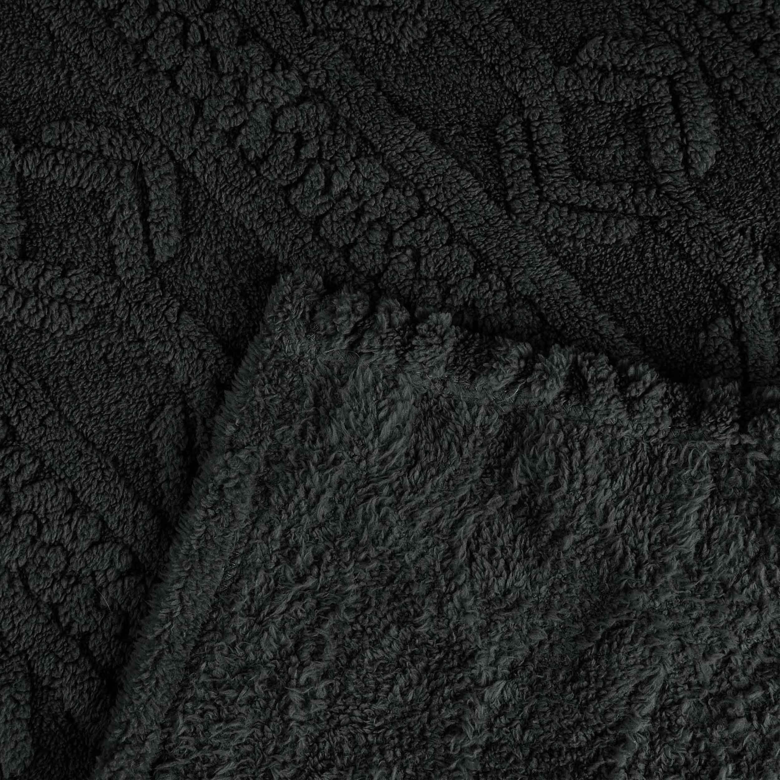 Arctic Boho Knit Jacquard Fleece Plush Medium Weight Fluffy Blanket
