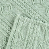 Arctic Boho Knit Jacquard Fleece Plush Medium Weight Fluffy Blanket