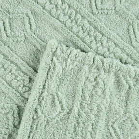 Arctic Boho Knit Jacquard Fleece Plush Medium Weight Fluffy Blanket
