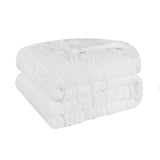 Arctic Boho Knit Jacquard Fleece Plush Medium Weight Fluffy Blanket