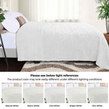 Fleece Blanket – Arctic Boho Knit Jacquard - Plush, Cozy Warmth