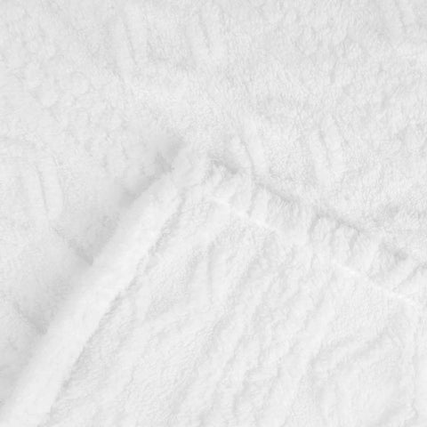 Fleece Blanket – Arctic Boho Knit Jacquard - Plush, Cozy Warmth