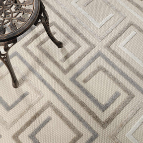 Ares Geometric Contemporary Area Rug Indoor Outdoor Rugs