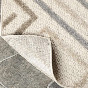 Ares Geometric Contemporary Area Rug Indoor Outdoor Rugs