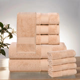 Bath Towel Set Turkish Cotton Plush Heavyweight - Aria