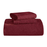 Aspen Cotton Blend Jacquard Floral Scalloped Edge Bedspread Set