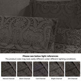 Aspen Cotton Blend Jacquard Floral Scalloped Edge Bedspread Set